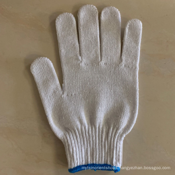 7/10 gauge natural white cotton gloves